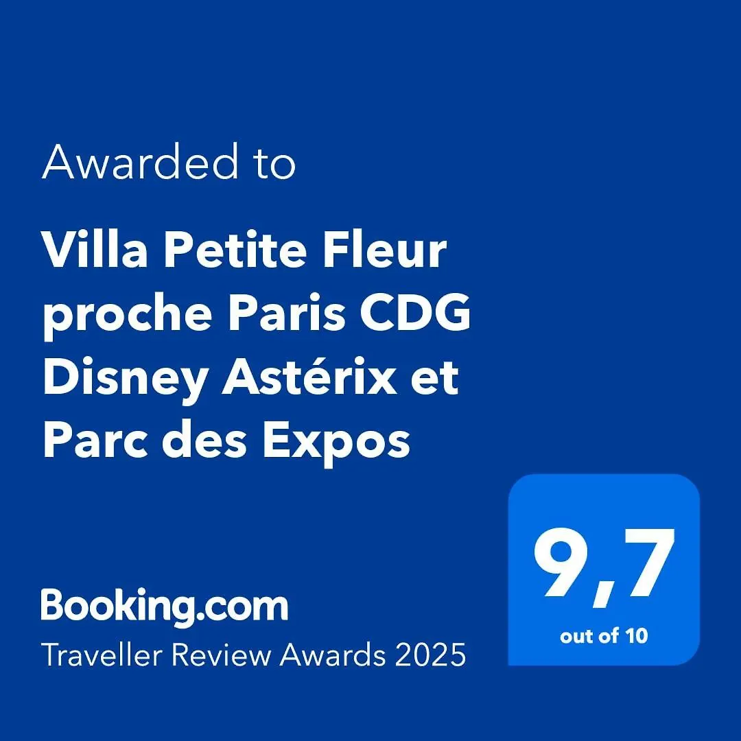 Appartement Villa Petite Fleur Proche Paris Cdg Disney Asterix Et Parc Des Expos Villeparisis France